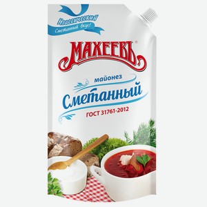 Майонез Махеевъ Сметанный 50,5% 380г д/п
