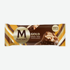 Мороженое Магнат Gold эскимо крем-чиз соленая карамель 70 г