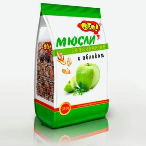 Мюсли Ого! 350г Запеченные С Яблоком