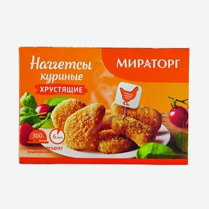 Наггетсы куриные Мираторг хрустящие 300 г
