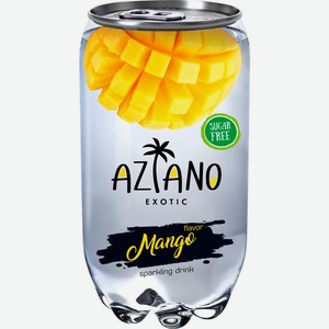 Напиток безалкогольный AZIANO Mango газ. ПЭТ, Россия, 0.35 L