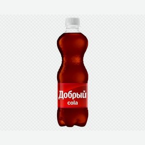 Напиток безалкогольный ДОБРЫЙ Кола сильногазированный, 0.5л, пластиковая бутылка
