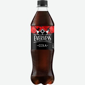Напиток безалкогольный EVERVESS Кола газ.ПЭТ, Россия, 0.5 L