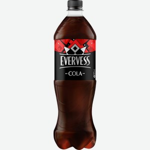 Напиток безалкогольный EVERVESS Кола с/газ, Россия, 1 L