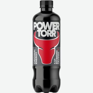 Напиток безалкогольный POWER TORR Энергетический Black ПЭТ, Россия, 0.5 L
