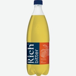 Напиток безалкогольный RICH со вкусом Mандарина Биттер с/газ ПЭТ, Россия, 1 L