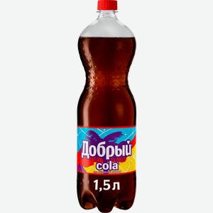 Напиток ДОБРЫЙ Кола Ледяной лимон газированный, 1.5л