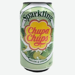 Напиток газированный Chupa Chups Melon & Cream, 0,345 л
