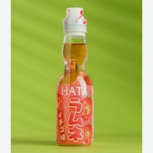 Напиток газированный Ramune со вкусом клубники, 200 мл
