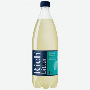 Напиток газированный Rich Bitter Lemon 1 л