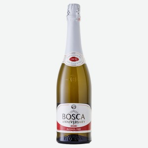 Напиток игристый винный безалкогольный Bosca белый полусухой Литва, 0,75 л