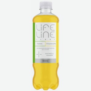 Напиток Lifeline Recess Light Гуава и маракуйя безалкогольный негазированный, 500 мл