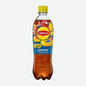 Напиток Lipton Чай черный холодный Лимон 500мл