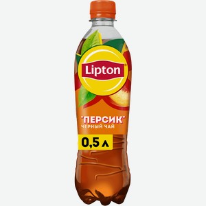 Напиток LIPTON Освежающий чай со вкусом персика негазированный, 0.5л
