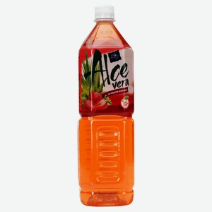 Напиток Moonberry с кусочками алоэ клубника 1.5 л