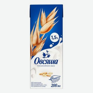 Напиток овсяный Овсяша 3,2%, 0,2 л