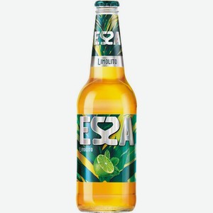Напиток пивной Essa Limolito со вкусом и ароматом лайма и мяты пастеризованный 4.5% 0.4л