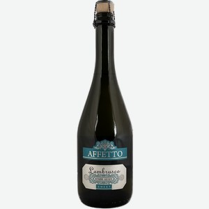 Напиток плодовый алкогольный Lambrusco Affetto газированный сладкий 8% 750мл
