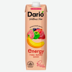 Напиток сокосодержащий Dario Wellness Neo фруктовый Гуава-Яблоко-Банан, 1 л