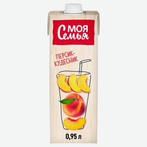 Напиток сокосодержащий «Моя семья» Персик, 950 мл
