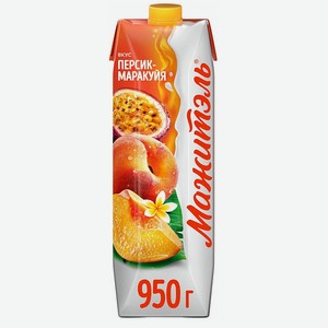 Напиток сывороточный Мажитэль Персик-Маракуйя 0,05% 950г