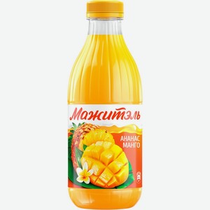 Напиток сывороточный МАЖИТЕЛЬ с соком J7 Ананас-Манго ПЭТ без змж, Россия, 950 г