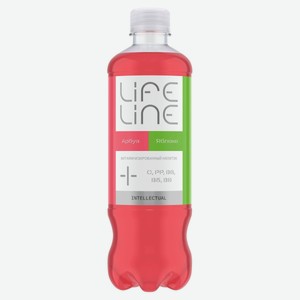 Напиток витаминизированный Lifeline Intellectual, арбуз-яблоко без газа, 500 мл