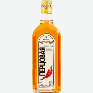 Настойка БЕЛЕБЕЕВСКАЯ горькая перцовая алк.40%, Россия, 0.5 L