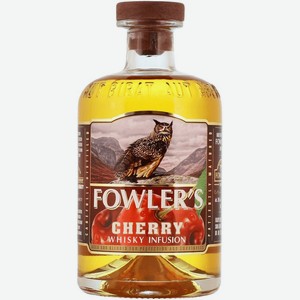 Настойка Fowlers Вишня на основе виски полусладкая 35% 0.5л