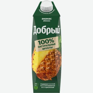 Нектар Добрый Ананас-Яблоко 1л