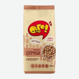 Отруби Ого ржаные 200г 200 г