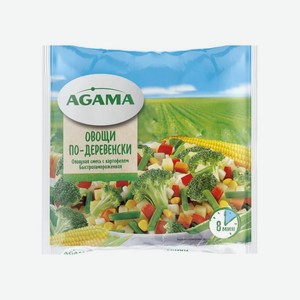 Овощи по-деревенски Agama с картофелем быстрозамороженные 400г