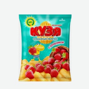Палочки кукурузные КУЗЯ ЛАКОМКИН со вкусом клубники 100 г