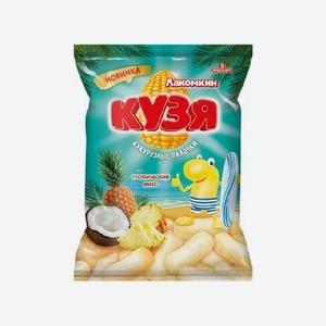 Палочки кукурузные КУЗЯ ЛАКОМКИН со вкусом клубники 100 гр