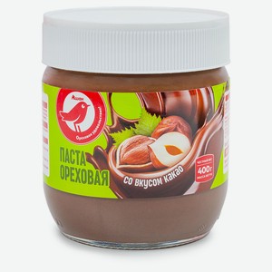 Паста АШАН Красная птица ореховая со вкусом какао Турция, 400 г