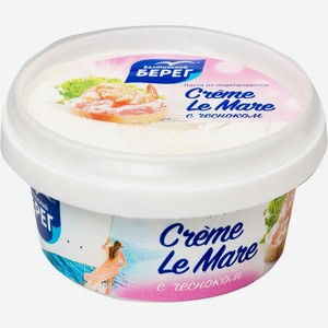 Паста из морепродуктов Балтийский берег Creme Le Mare с чесноком 150 г
