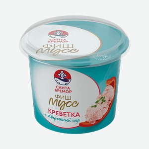 Паста из тресковых рыб Фиш мусс 140г с кальмаром и креветкой