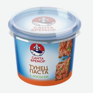Паста САНТА БРЕМОР с тунцом и лососем 140г