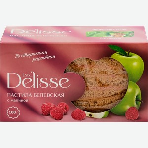 Пастила DELISSE Белевская с малиной, 100г