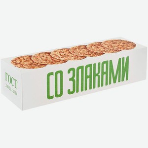 Печенье Полет овсяное классическое 5 злаков, 250г