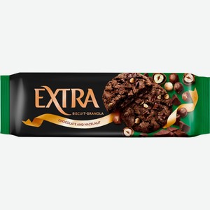 Печенье сдобное EXTRA Гранола с шоколадом и фундуком, Россия, 150 г