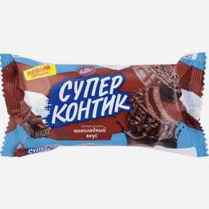 Печенье-сэндвич Шоколадный вкус Супер Контик 100г 100 г