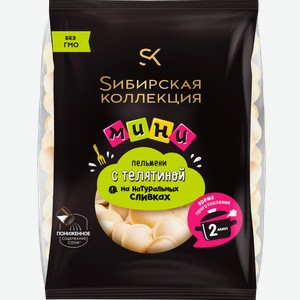 Пельмени мини Sибирская коллекция говядина свина телятина 400г