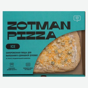 Пицца Римская Zotman 4 сыра замороженная, 395 г