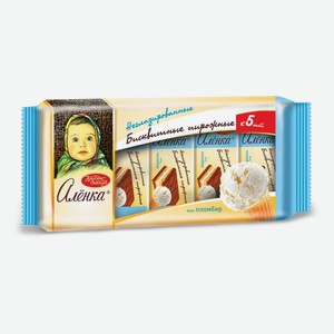 Пирожное АЛЁНКА со вкусом пломбира Объед.кондитеры 175гр