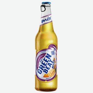 Пивной напиток GreenBeat Mix Mango passion 6%, 450 мл