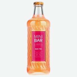 Пивной напиток Mini Bar Mai Tai нефильтрованный 6%, 400 мл