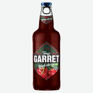 Пивной напиток Tony s Garret Hard Black Cherry, 400 мл
