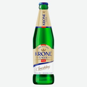 Пиво Krone Lager светлое пастеризованное, 450 мл
