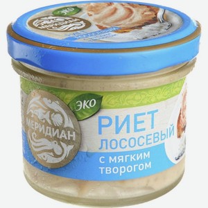 Риет из лосося Меридиан с мягким творогом 100г